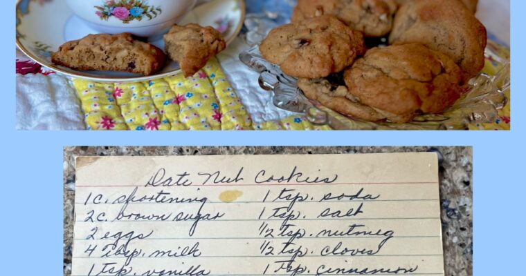 Cooking Through Vintage Recipes: Easy Date Nut Cookies