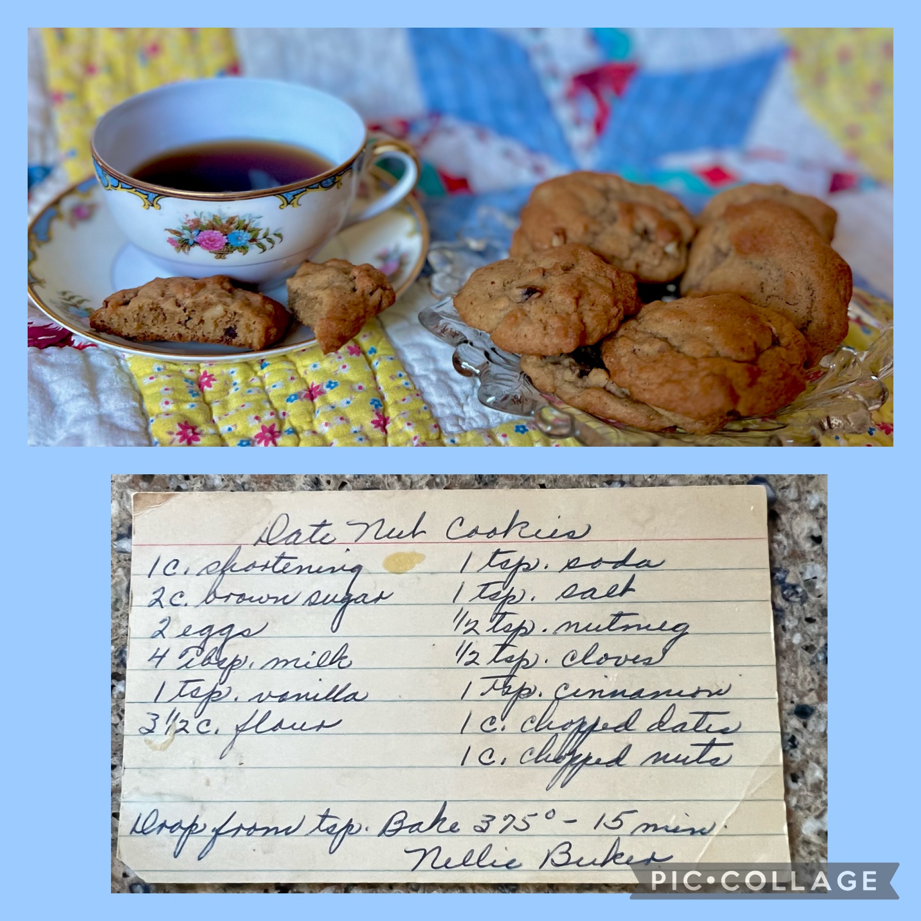 Cooking Through Vintage Recipes: Easy Date Nut Cookies