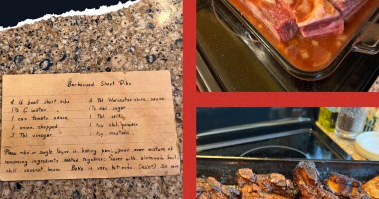 Cooking Through Vintage Recipes: Barbecued Short Ribs
